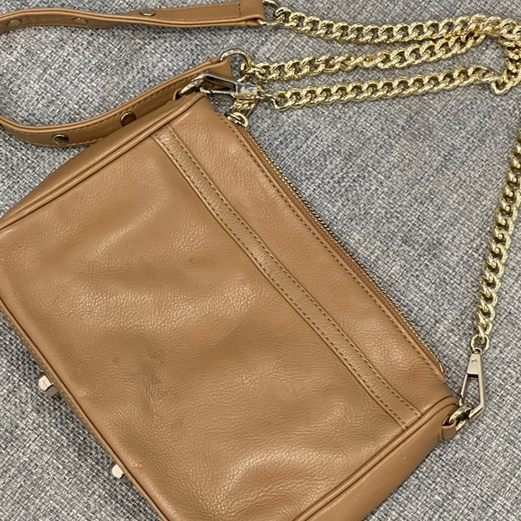 Rebecca Minkoff Mini M.A.C Crossbody Bag in Tan - Picture 6 of 7